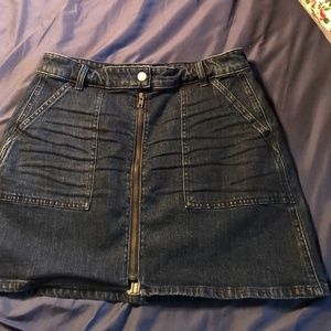 Madewell denim skirt